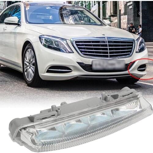 New Car Front Led Fog Light For DRL W204 W212 C250C350 E350 Front Bumper Fog Daytime Light LED Car Front Fog Light