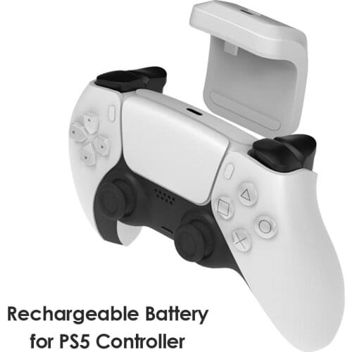 Cooling Fan Dual Controller Charger Rechargeable Battery Pack 1500mAh with USB C Cable for PS5 DualSense Controller