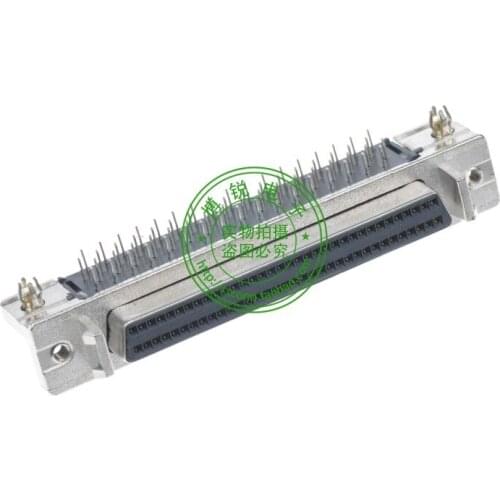 Original AMP SCSI connector 68PIN 90 degree bend feet female end model 787082-7 HPDB68