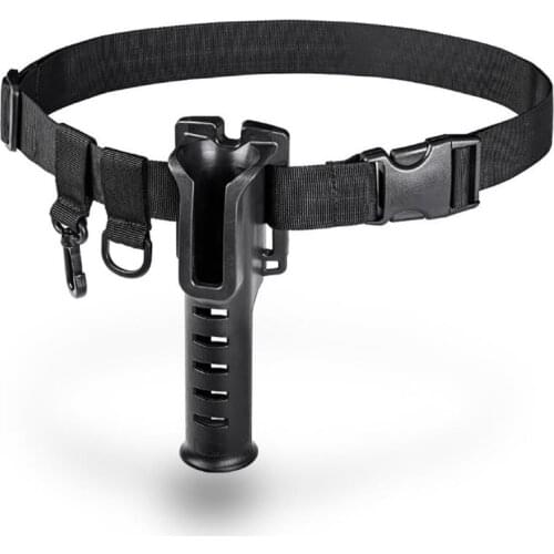 Fishing Waist Belt Bracket With Adjustable Fighting Belt Support Stand Up Harness Waist Rod Po-le Holder Fishing Tools