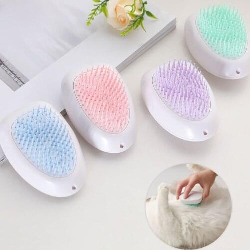 Cat Bath Brush Pet Comb Portable Dogs Cats Massage Brush Puppy Kitten Hair Removal Comb Pet Cleaning Grooming Supplies