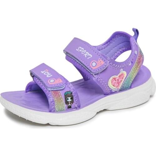 2021 Cool Summer Children Slippers Kid Girls Cute Beach Sandals Slippers Flip Flops Shoes Flower Flats Platform Heels Shoes