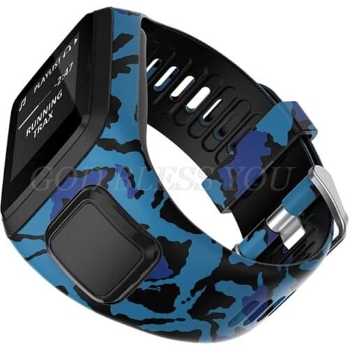 Silicone Replacement Wrist Watch Band Strap For TomTom Runner 2 3 Spark 3 GPS Sport Watch for Tom Tom 2 3 Series Drop Shipping