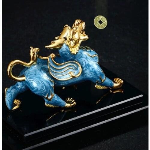 2021 office home CAR Mascot Southeast Asia FENG SHUI Talisman Money Drawing GOOD LUCK Royal dragon PI XIU statue