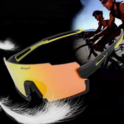 New Riding Windproof Glasses Bicycle Goggles Polarized Riding Sunglasses Set Outdoor Sports Glasses