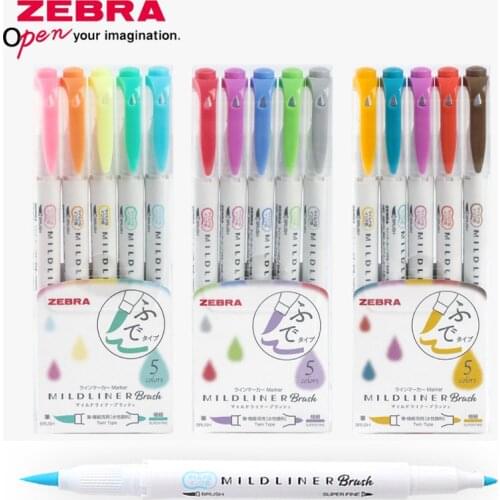 Акварельные маркеры Zebra China At AliExpress