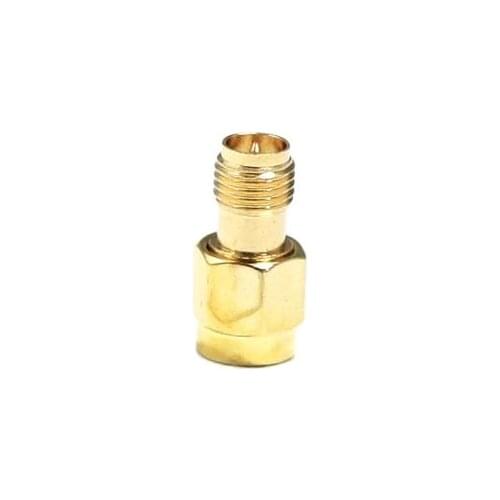 1pc RP SMA Female Jack to RP SMA male plug RF Coax Adapter convertor Straight goldplated NEW wholesale
