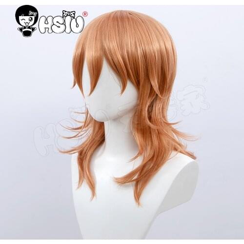 Angel Devil cosplay Wig Anime Chainsaw Man Cosplay「HSIU 」Milk brown Long hair Free gift wig cap Fiber synthetic wig