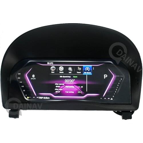 Android car LCD Meter instrument dashboard screen Multimedia player For Toyota Vellfire Alphard 30 2015-2018 car gps Navigation