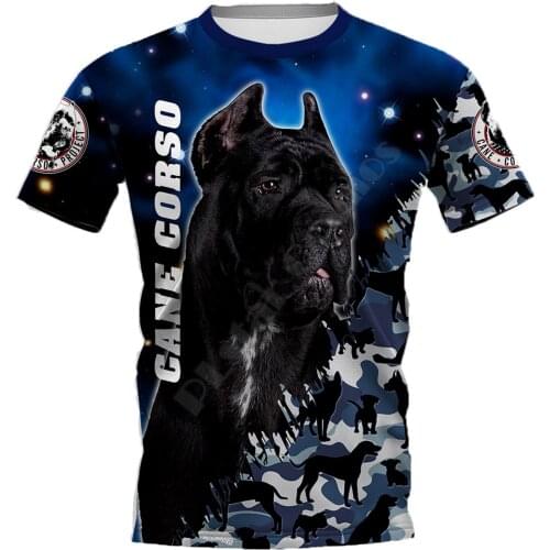 PLstar Cosmos Cane Corso 3D Printed t-shirt Harajuku Streetwear T shirts Funny Animal Men For Women Short Sleeve 08