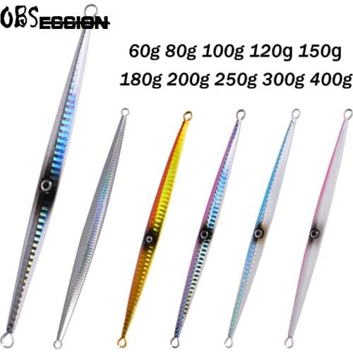 Large Luminous Fast fall Jigging lures Fishing bait 120g 150g 180g 200g 250g 1pcs 3cps 4pcs Boat Fishing Jigs tackle Lead Fish