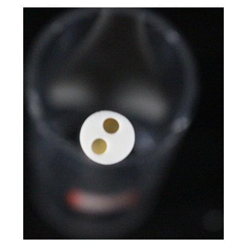 OD*ID*Length=4.0*1.0mm*100mm / 2 bores insulators / good thermostability / insulation / ceramic tube