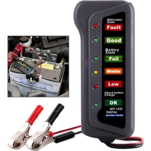 Original Auto Car Battery Tester BM310 BM320 12V Digital Test 6 LED Display Analyzer Alternator State Check Automotive Scanner