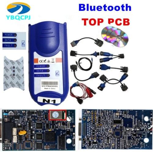 TOP 125032 For Diesel Truck Interface N1 for Volvo Cummins Nexiq USB Link Nexiq Diagnostic ISUZU HINO interface and Software