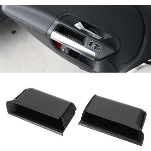 2Pcs ABS Rear Door Handle Storage Box Fit for Mercedes-Benz B GLB Class W247 X247 2020 car tools