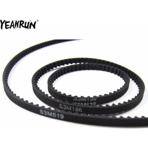 YEAHRUN Front Belt Pack 138T 186T 519T For 1/10 Sakura D3 CS RC Drift Racing Car Motor Accessories