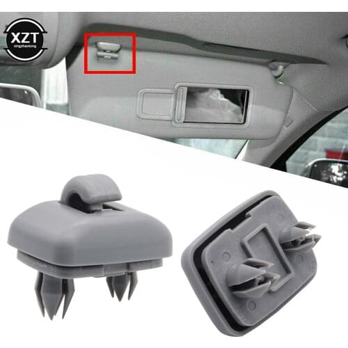 1Set Sun Visor Clip Porpor Booya Interior Sun Visor Hook Clip Bracket for Audi A1 A3 A4 A5 Q3 Q5(8E0 857 562)A7 B6 B7 B8 S4 S5