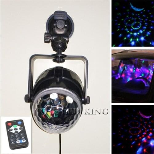 1X 3W USB Disco Light Music Lights Color Change with Music DJ Light Stage Party Stroboscope Lighting at Home