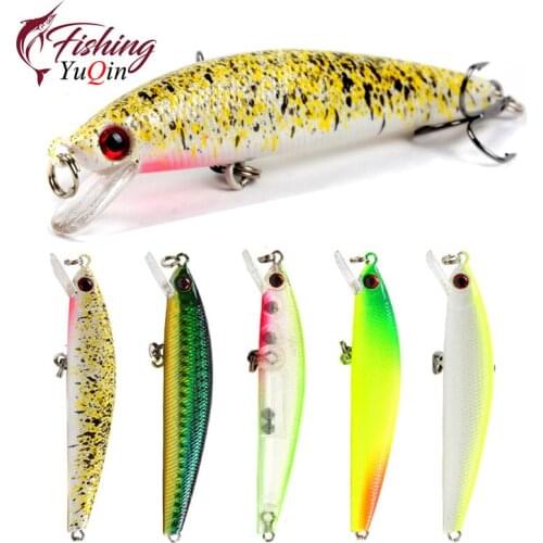 1pcs 8.5cm/7.5g Fishing Lure 3D Eyes Floating Minnow Aritificial Wobblers Crankbait Hard Plastic Fishing Tackle 6# Hook Pesca