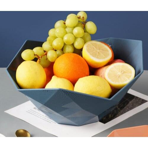1 Pc Fruit Holder Exquisite Household Fruit Plate Tray Office Desktop Snack Nut Sugar Tray Kitchen Items Container Food Storage