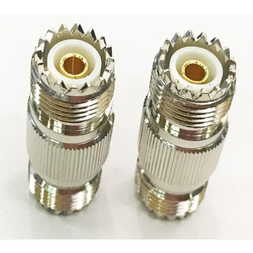 10pcs UHF Female SO239 to UHF Female Jack RF Pigtail Coax Coaxial Cable connector