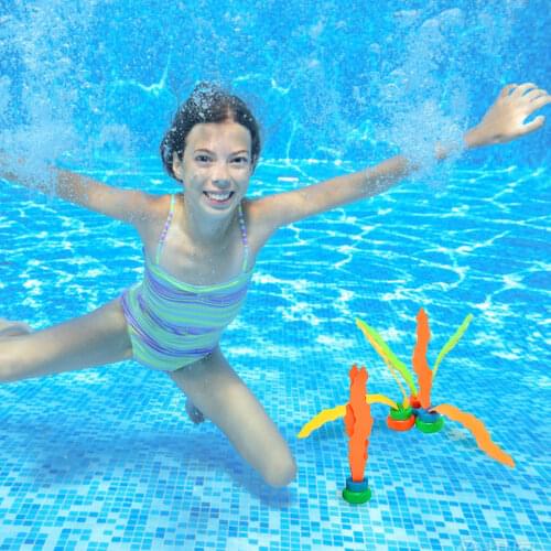 3pcs Seaweed Diving Toy Water Games Pool Games Child Underwater Diving Seaweed Toy Sports Parent-Child Gifts For Kid Summer Toys