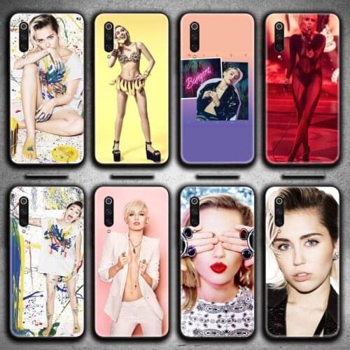 American singer Miley Cyrus Phone Case for Xiaomi Mi Note 10 Lite Mi 9T Pro xiaomi 10 10 CC9 Pro