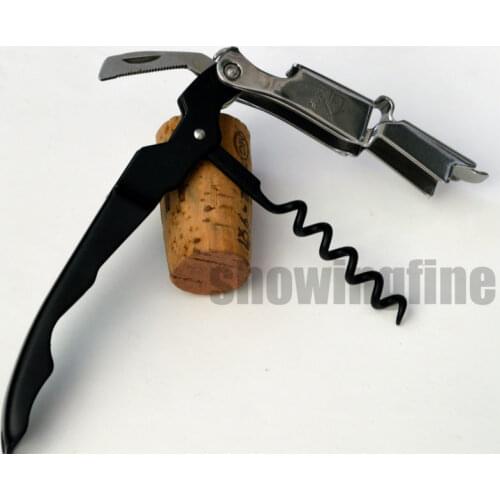 Coutale Wine Corkscrews Sommelier Double Lever Mini Pocket Waiters S.S. Bottle Opener Very Easy to Use