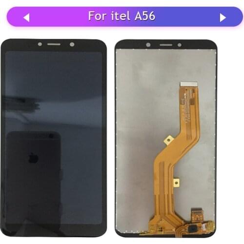 For Itel A56 LCD Display Touch Screen Digitizer Glass Panel Complete Assembly Replacement