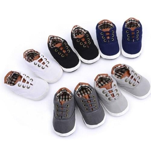 Baby Summer Shoes Newborn Baby Girl Boys Causal Bow Anti-slip Shoes Plaid Patchwork Soft Sole Sneakers Prewalker 0-18M
