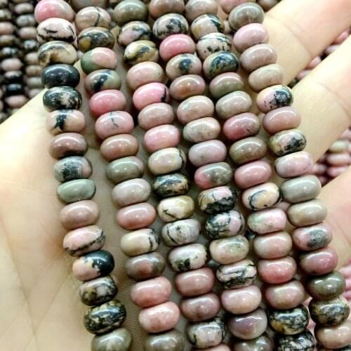 9 Colors Fashion Natural Stone Beads Rondelle Wheel 8 mm Round Abacus DIY Jewelry Making Labradorite Rhodonite Jaspers etc