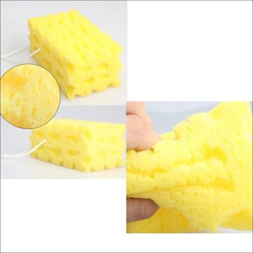 New Fashion Hot Sale Mini Yellow Car Auto Washing Cleaning Sponge Block