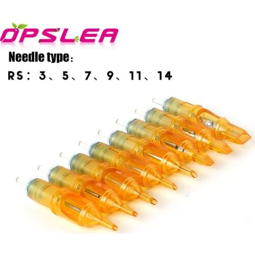 10pcs/lot Top Grade RS Disposable Cartridge Tattoo Needles Semi-Permanent Makeup Sterilizated Needles 3RS/5RS/7RS/9RS/11RS/14RS