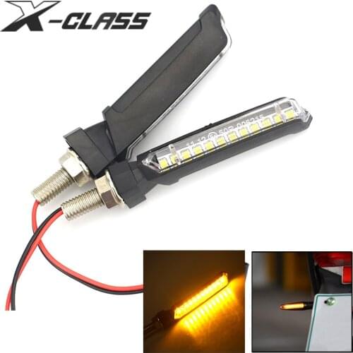 Universal Motorcycle Turn Signals Lights Turn Signal Lamps Flowing Flasher Blinker indicators For Vespa BMW Kawasaki Ducati