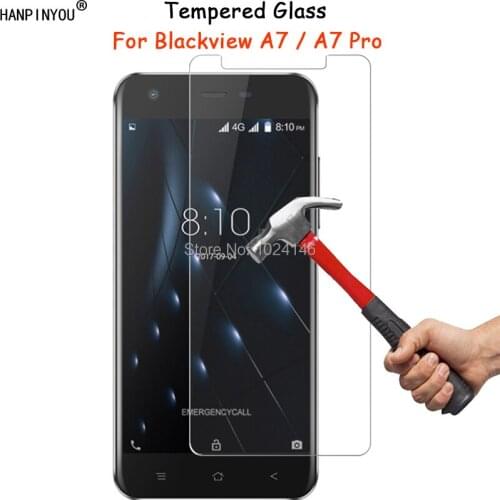 For Blackview A7 / A7 Pro 5.0" HD Clear Tempered Glass Screen Protector Ultra Thin Explosion-proof Protective Film