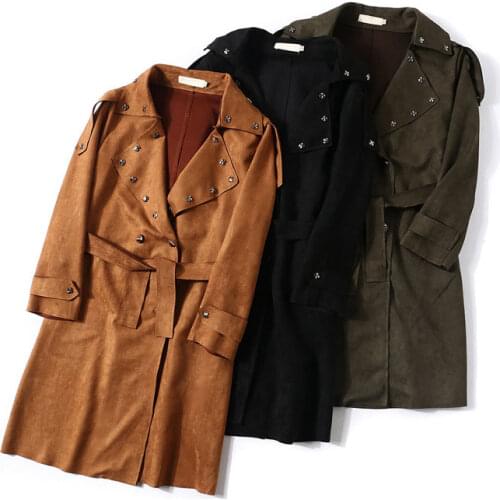 Sherhure Women's Classic Trench Coats