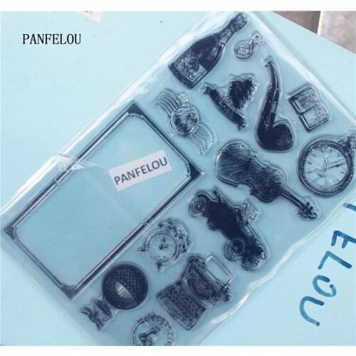 Fiddle Pipe Clear Stamp DIY Silicone Seals Scrapbooking/Card Making/Photo Album Decoration Supplies Sheets