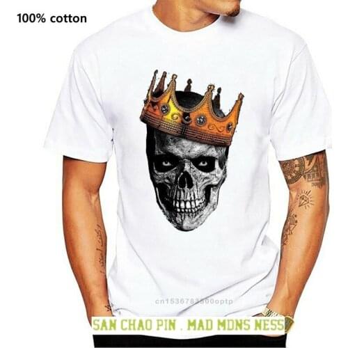 Next Style Men Hopsin Crown Me Skull Logo Album Cover Poster Black T Shirt