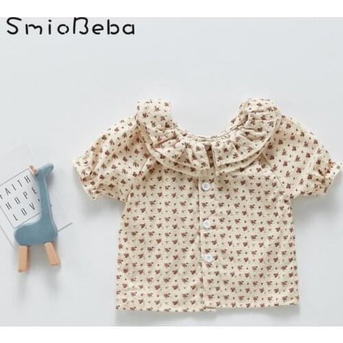 Белые блузки для девочек Smiobeba China At AliExpress