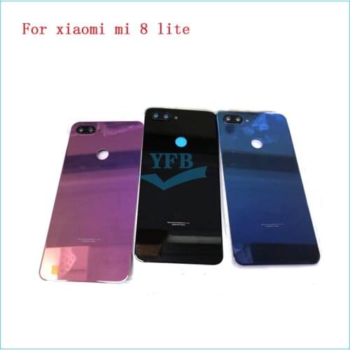 Battery Glass Back Cover Door Rear Housing For Xiaomi Mi 8 SE 9 Lite Mi8 Mi9 8SE Lite Replacement Parts
