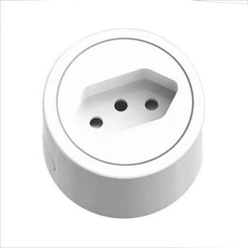 Smart Power Socket Travel WiFi Power Adapter Portable Plastic Smart Countdown Outlet Timer Brazil Plug For Alexa Google Home