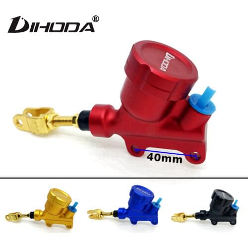 Universal CNC Motorcycle Rear Foot Brake Master Cylinder Hydraulic Brake Pump for Motorcycle Sport Dirt Bike Pit Qua ATV