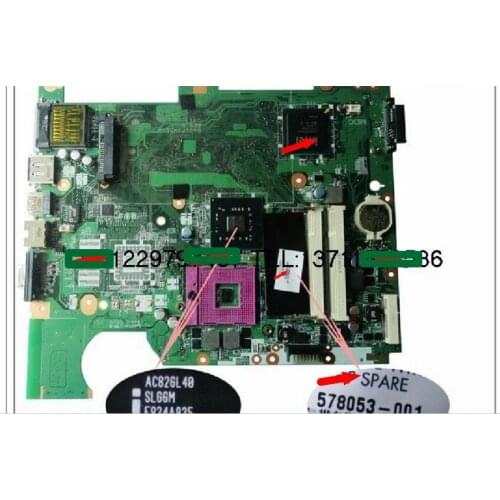 578053-001 lap CQ61 578053-001 GL40 connect board connect with motherboard full test lap connect board