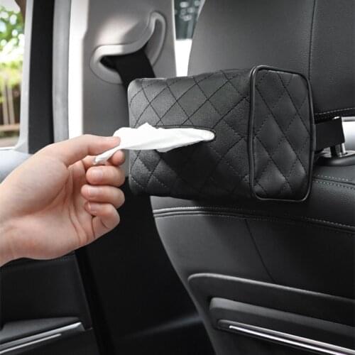 Car Tissue Box Tissue Bag Organizer Auto Storage For Bmw 1 3 5 7 Series E87 E81 F20 E46 E90 E91 E92 E93 E39 E60 E61 F10 F11 E38