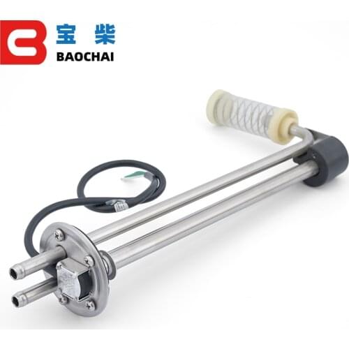 Generator stainless steel diesel fuel level flow sensor 300mm length resistance liquid sensor