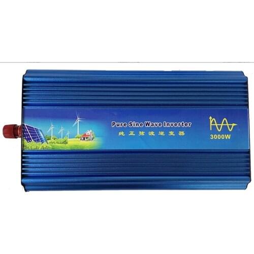Dc 12v 24v 36v 48v to 110v 220v 230v 240v Ac Peak 3000w Pure Sine Wave Power Inverter