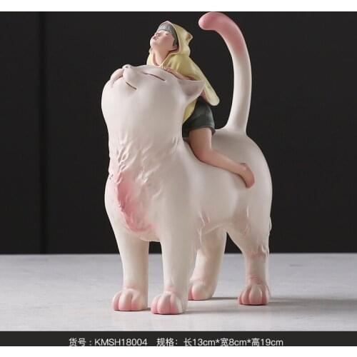 Nocturnal Unicorn decoration white night fairy tale cat general art girlfriends girlfriend birthday gift creativity