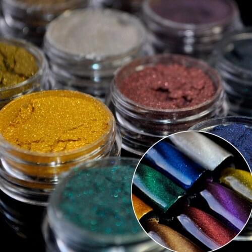 Cat Eyes Effect Nail Art Magnet Powder Glitter UV Gel Polish Magic Mirror Nail Glitter Pigment Chrome Decoration Galaxy Sky