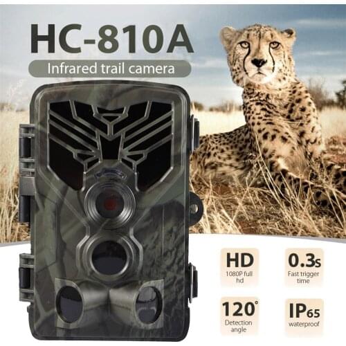 HC-810A 1080P 20MP HD Hunting Wildlife Camera Scouting Trail Camera Wildview Night Vision Camera Wild Tracking Cam For Hunting