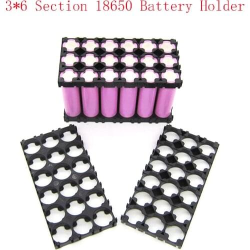 3*6 Section 18650 lithium battery bracket, electric vehicle battery bracket, fixed combination bracket